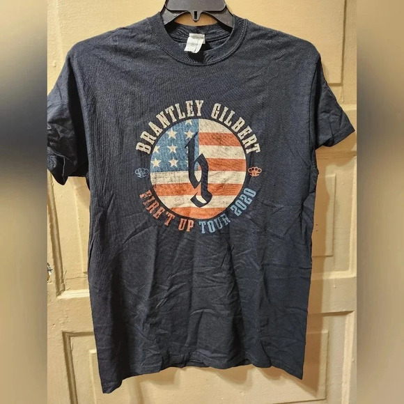 Brantley Gilbert Fire't Up Tour 2020 Concert Tshirt - Picture 1 of 7